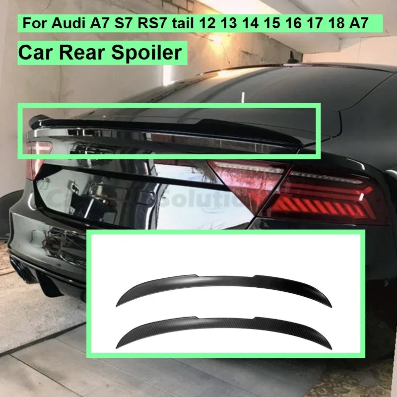 Becquet Coffre Audi A7 S7 RS7 2012-2018 Sport - vue de face - Becquet Voiture