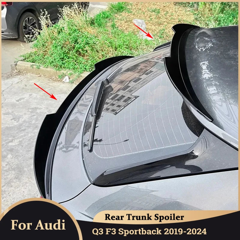 Becquet Coffre Audi Q3 F3 Sportback 2019-2024 - vue de face - Becquet Voiture
