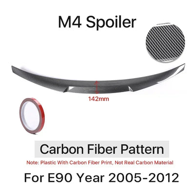 Becquet Coffre BMW E90 PSM MP M4 Carbone 2005-2012 - installé sur véhicule 9 - Becquet Voiture