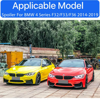 Becquet Coffre BMW F32 F33 F36 Serie 4 M4 PSM - détail du montage - Becquet Voiture