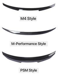 Becquet Coffre BMW F32 F33 F36 Serie 4 M4 PSM - vue de profil - Becquet Voiture