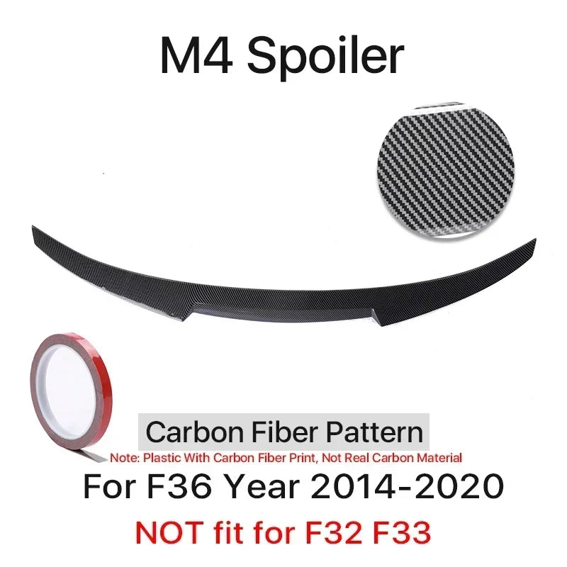 Becquet Coffre BMW F32 F33 F36 Serie 4 M4 PSM - vue rapprochée 4 - Becquet Voiture