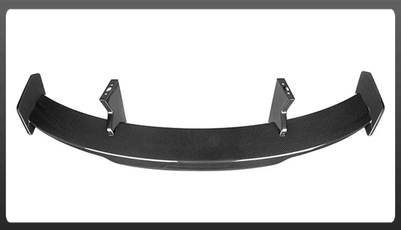 Trunk Lip Spoiler BMW M3 M4 G80 G82 MP Carbon Fiber - front view 2 - Becquet Voiture