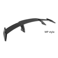 Trunk Lip Spoiler BMW M3 M4 G80 G82 MP Carbon Fiber - side view 3 - Becquet Voiture