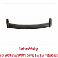 Trunk Lip Spoiler BMW 1 Series E81 E87 Hatchback - fitted on vehicle 3 - Becquet Voiture