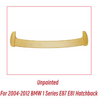 Trunk Lip Spoiler BMW 1 Series E81 E87 Hatchback - studio packshot 3 - Becquet Voiture
