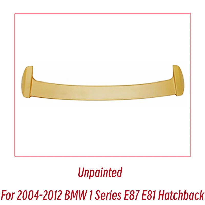 Trunk Lip Spoiler BMW 1 Series E81 E87 Hatchback - studio packshot 3 - Becquet Voiture