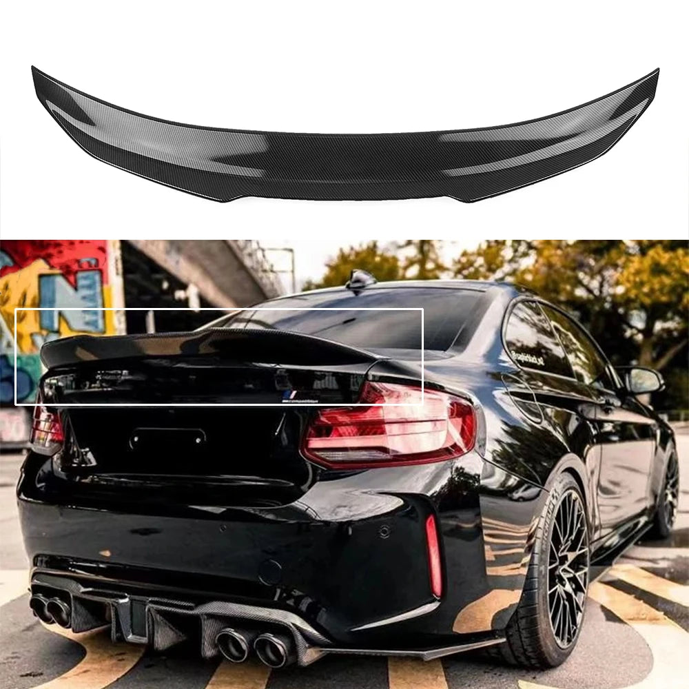 Becquet Coffre BMW Série 2 F22 F23 F87 M2 PSM - vue de face - Becquet Voiture
