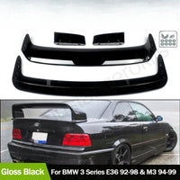 Becquet Coffre BMW Serie 3 E36 M3 LTW GT Style - vue de face - Becquet Voiture