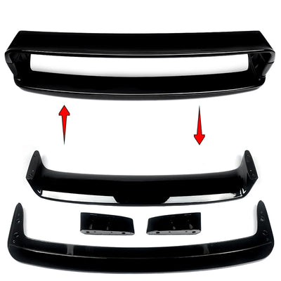 Becquet Coffre BMW Serie 3 E36 M3 LTW GT Style - vue de trois-quarts 2 - Becquet Voiture