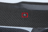 Becquet Coffre BMW Série 3 E93 Cabriolet M3 Carbone - détail du montage - Becquet Voiture