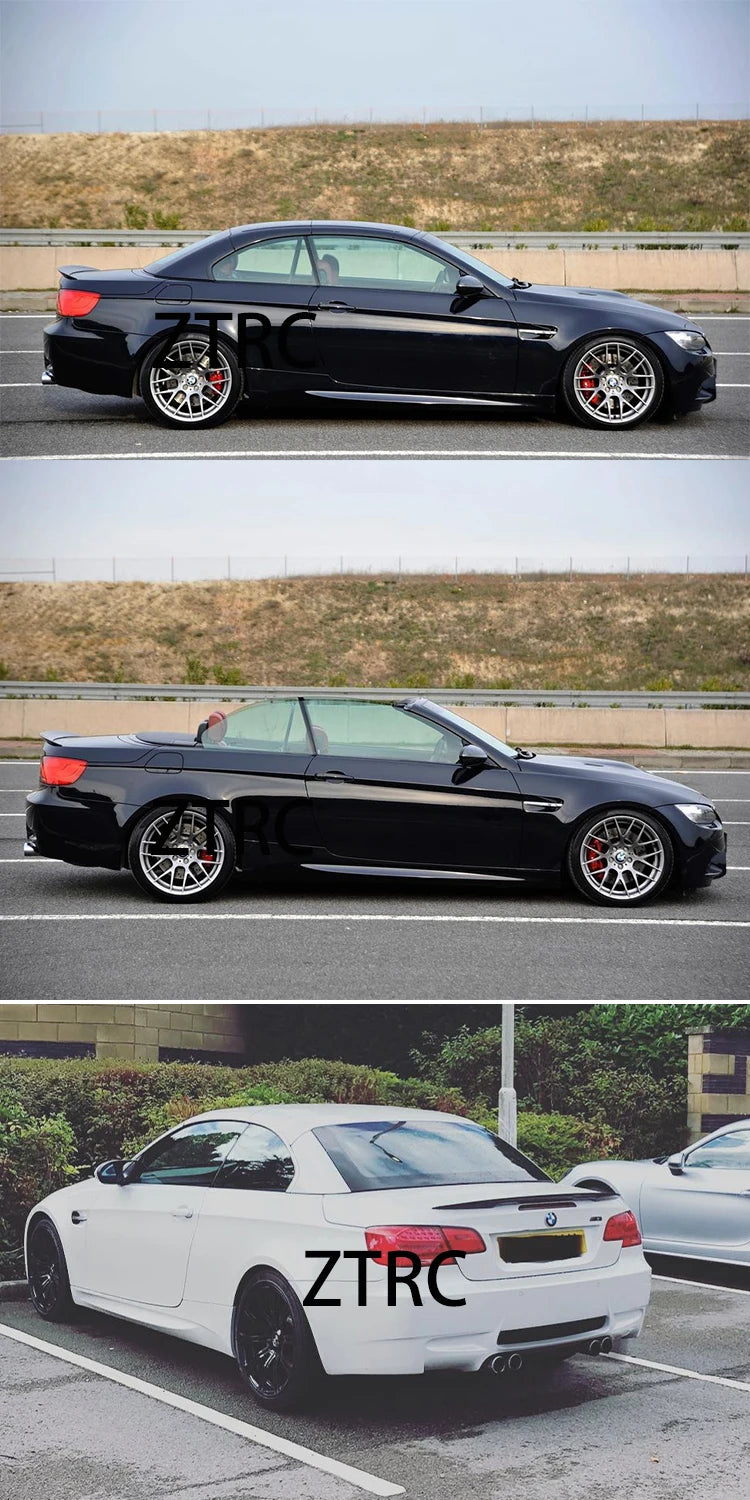 Becquet Coffre BMW Série 3 E93 Cabriolet M3 Carbone - vue de dessus - Becquet Voiture