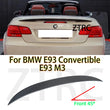 Becquet Coffre BMW Série 3 E93 Cabriolet M3 Carbone