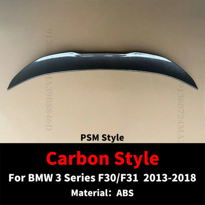 Becquet Coffre BMW Série 3 F30 F31 MP M4 PSM - en situation - Becquet Voiture