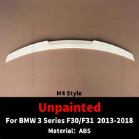 Becquet Coffre BMW Série 3 F30 F31 MP M4 PSM - vue de dessus - Becquet Voiture