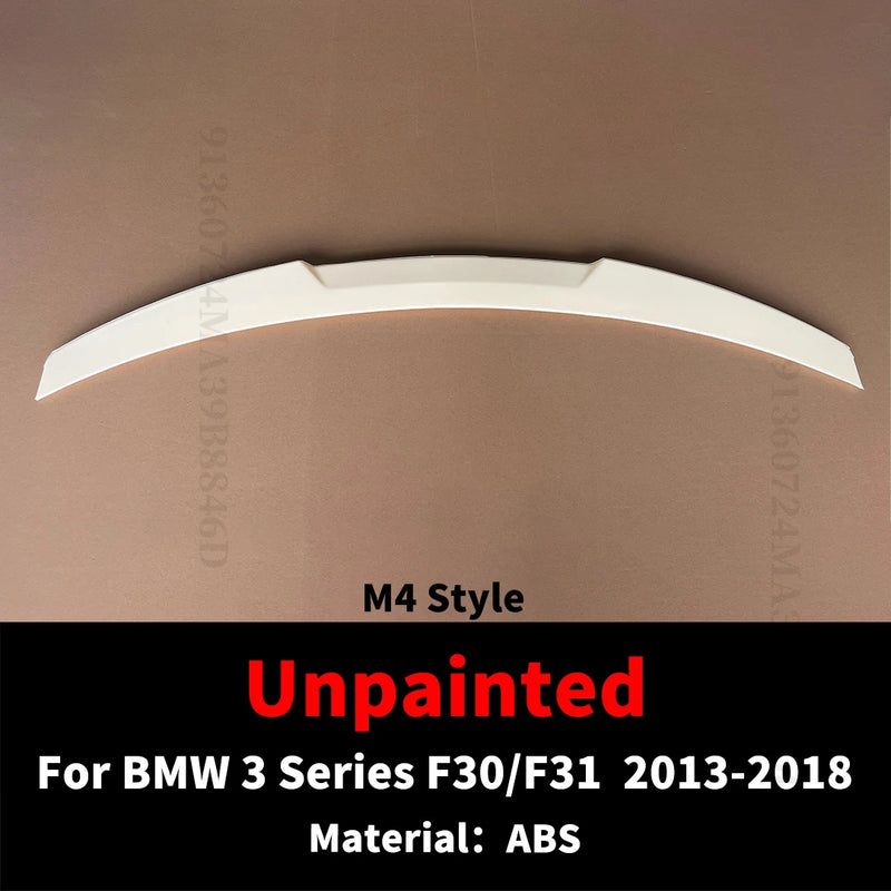 Becquet Coffre BMW Série 3 F30 F31 MP M4 PSM - vue de dessus - Becquet Voiture