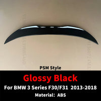 Becquet Coffre BMW Série 3 F30 F31 MP M4 PSM - vue de face 2 - Becquet Voiture