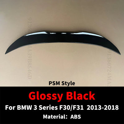 Becquet Coffre BMW Série 3 F30 F31 MP M4 PSM - vue de face 2 - Becquet Voiture