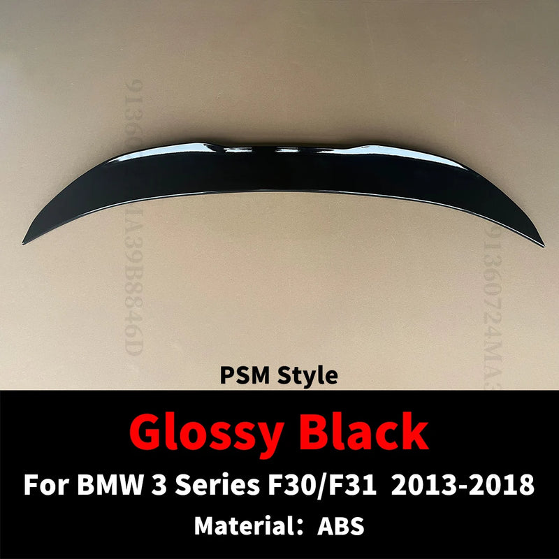 Becquet Coffre BMW Série 3 F30 F31 MP M4 PSM - vue de face 2 - Becquet Voiture