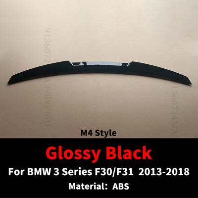 Becquet Coffre BMW Série 3 F30 F31 MP M4 PSM - vue de profil 2 - Becquet Voiture