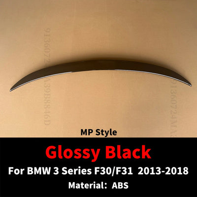 Becquet Coffre BMW Série 3 F30 F31 MP M4 PSM - vue de trois-quarts 2 - Becquet Voiture