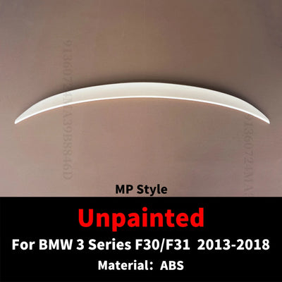 Becquet Coffre BMW Série 3 F30 F31 MP M4 PSM - vue rapprochée - Becquet Voiture