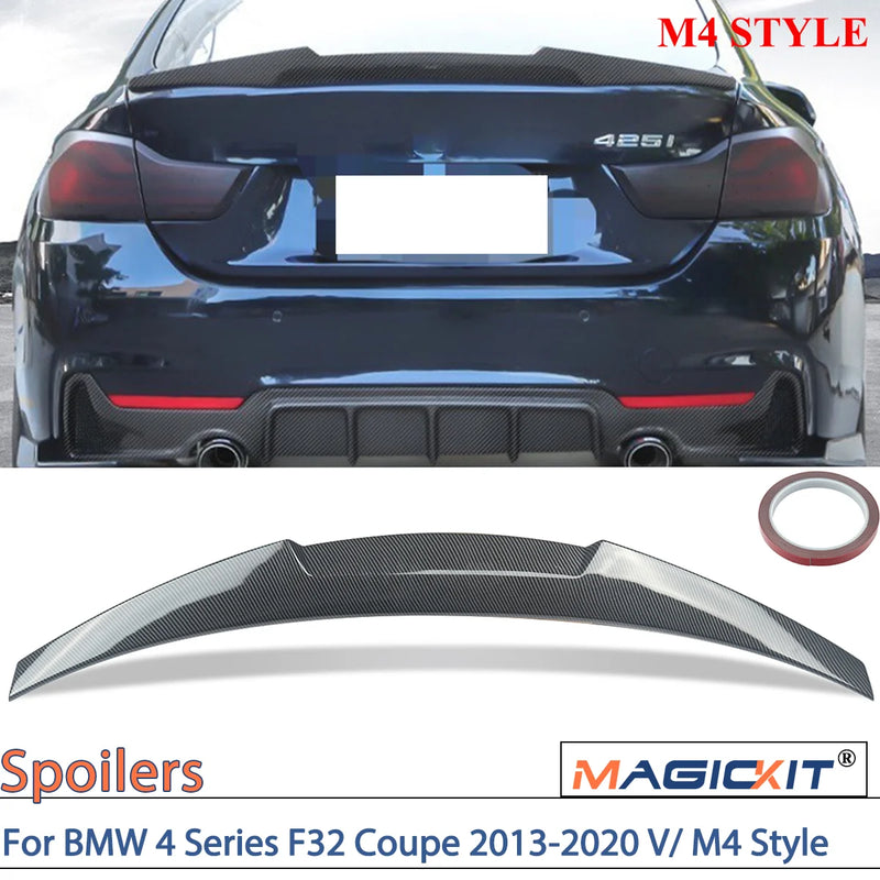 Becquet Coffre BMW Série 4 F32 Coupé M4 2013-2020 - vue de face - Becquet Voiture