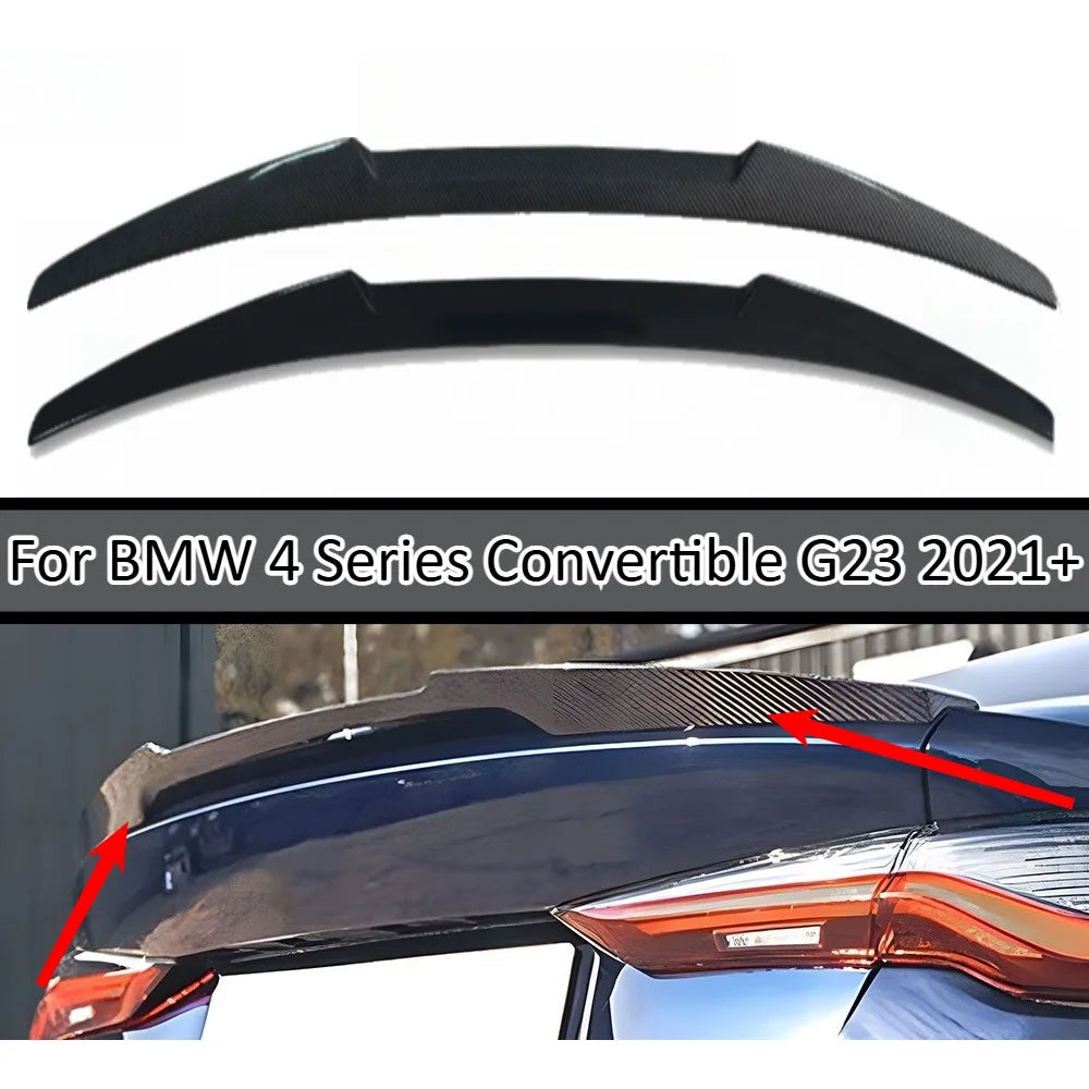 Becquet Coffre BMW Série 4 G23 Cabriolet M4 2021+ - vue de face - Becquet Voiture