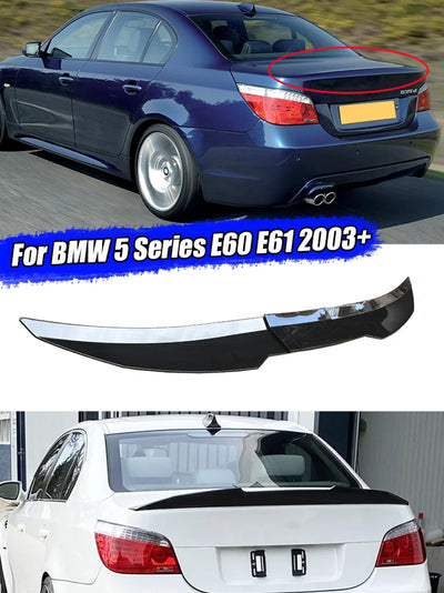 Becquet Coffre BMW Série 5 E60 E61 M5 2003+ - détail du montage - Becquet Voiture