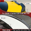 Becquet Coffre BMW Série 5 G30 G38 M5 F90 Carbone