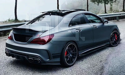 Becquet Coffre Carbone Mercedes CLA W117 C117 - installé sur véhicule 2 - Becquet Voiture