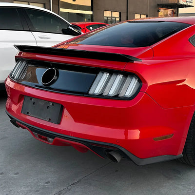 Becquet Coffre Ford Mustang MK6 Decklid 2015-2022 - vue de dessus - Becquet Voiture