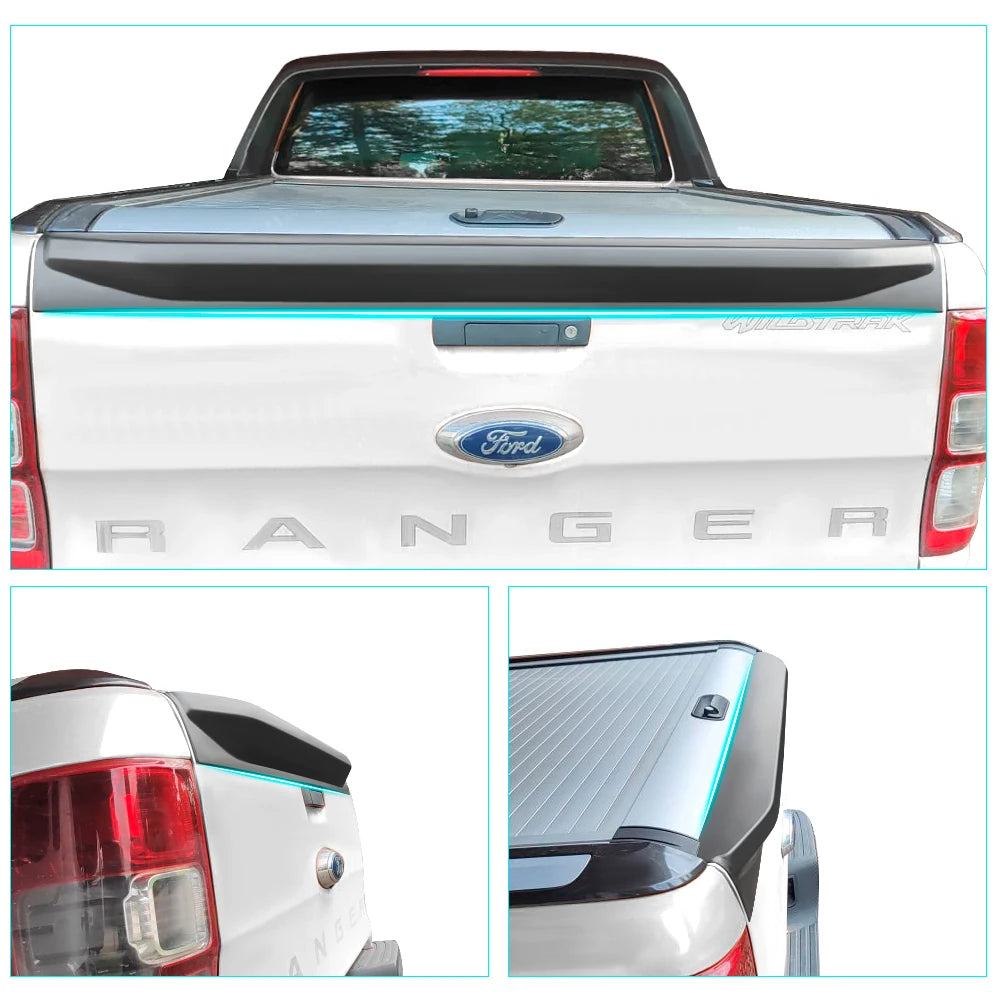 Becquet Coffre Ford Ranger Wildtrak Raptor 2012-2022 - détail du montage - Becquet Voiture