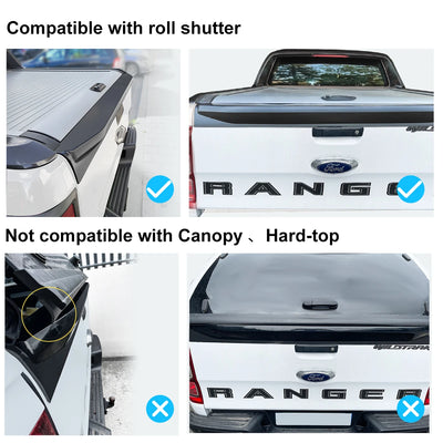 Becquet Coffre Ford Ranger Wildtrak Raptor 2012-2022 - vue arrière 2 - Becquet Voiture