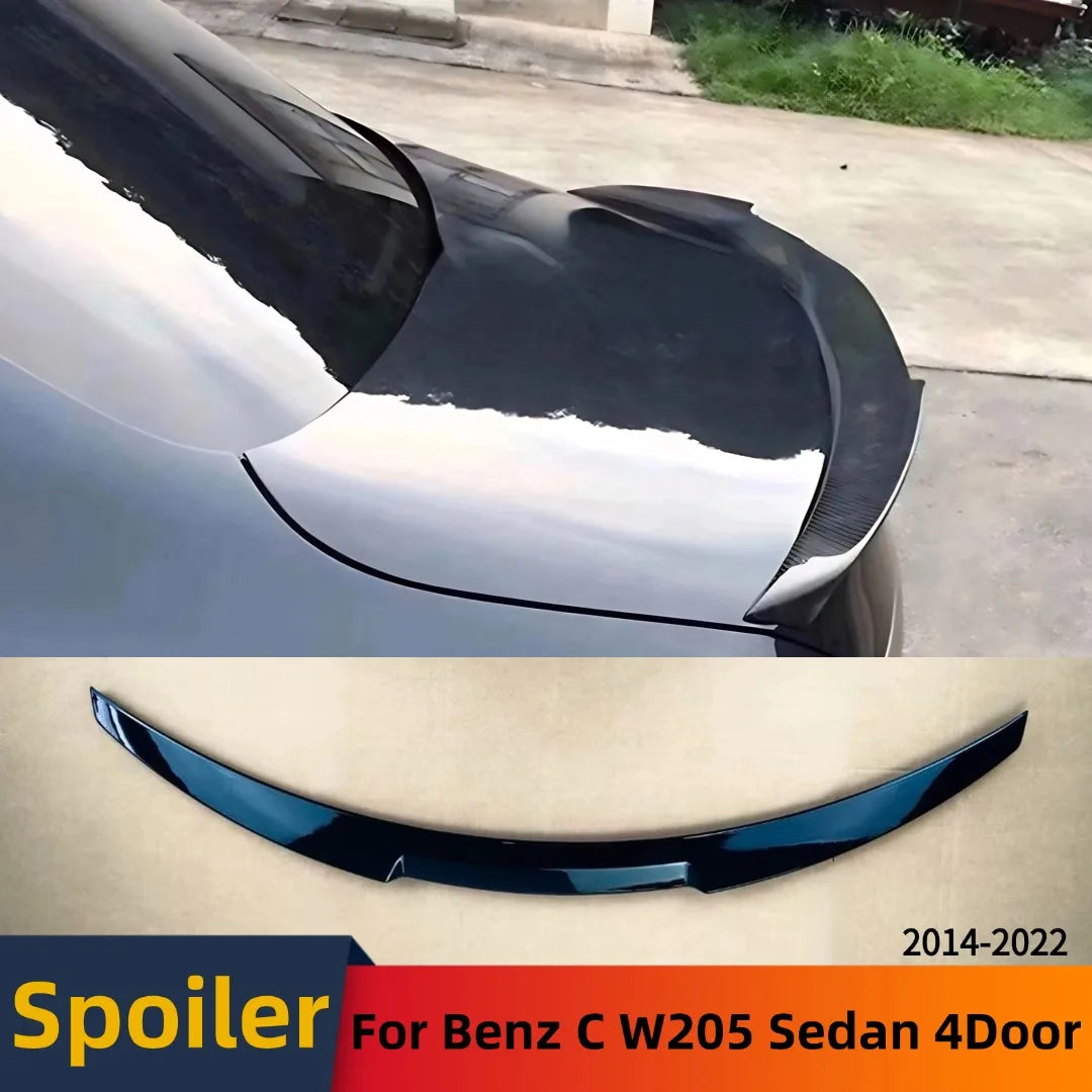 Becquet Coffre Mercedes C W205 C63 C43 2014-2022 Lip - vue de face - Becquet Voiture