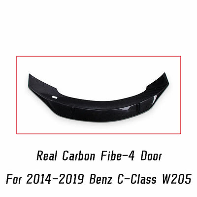 Becquet Coffre Mercedes Classe C W205 2014-2019 Carbone - en situation - Becquet Voiture
