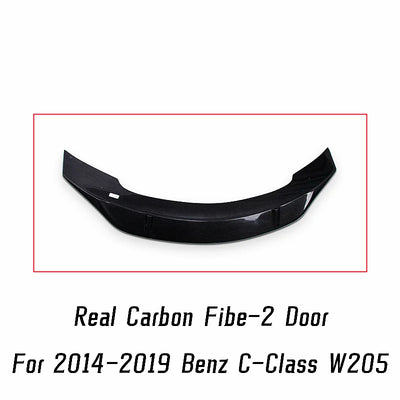 Becquet Coffre Mercedes Classe C W205 2014-2019 Carbone - vue de face 2 - Becquet Voiture