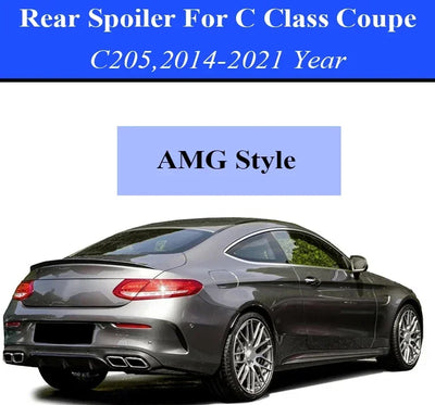 Becquet Coffre Mercedes Classe C W205 AMG PSM 2015-2021 - détail du montage - Becquet Voiture