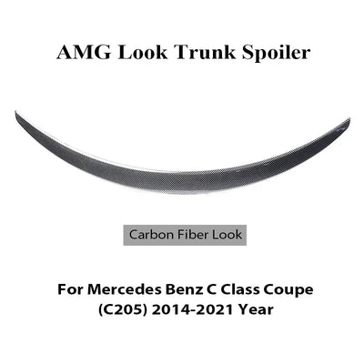 Becquet Coffre Mercedes Classe C W205 AMG PSM 2015-2021 - vue de face 4 - Becquet Voiture