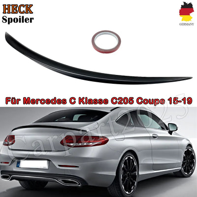 Becquet Coffre Mercedes Classe C W205 C205 Coupe - vue de face - Becquet Voiture