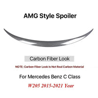 Becquet Coffre Mercedes Classe C W205 C63 AMG PSM - installé sur véhicule 3 - Becquet Voiture