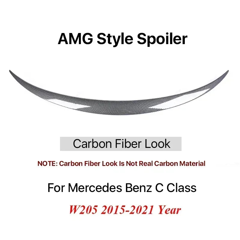 Becquet Coffre Mercedes Classe C W205 C63 AMG PSM - installé sur véhicule 3 - Becquet Voiture