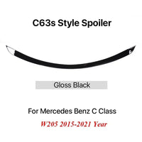Becquet Coffre Mercedes Classe C W205 C63 AMG PSM - vue de profil 3 - Becquet Voiture