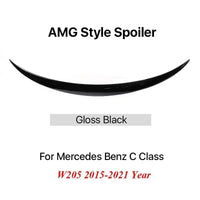 Becquet Coffre Mercedes Classe C W205 C63 AMG PSM - vue de trois-quarts 3 - Becquet Voiture