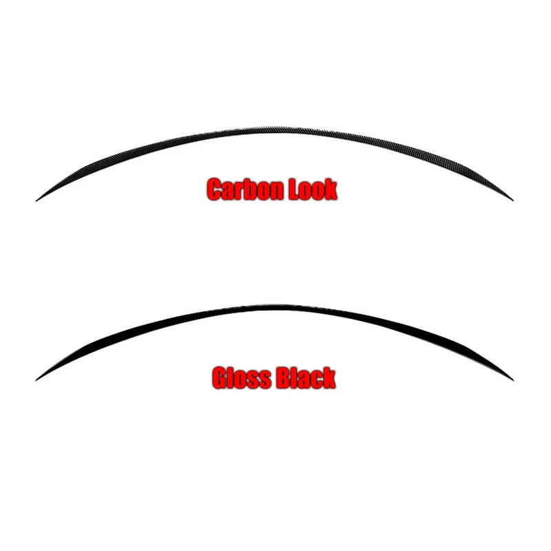 Trunk Lip Spoiler Mercedes C-Class W205 S205 AMG - rear view - Becquet Voiture