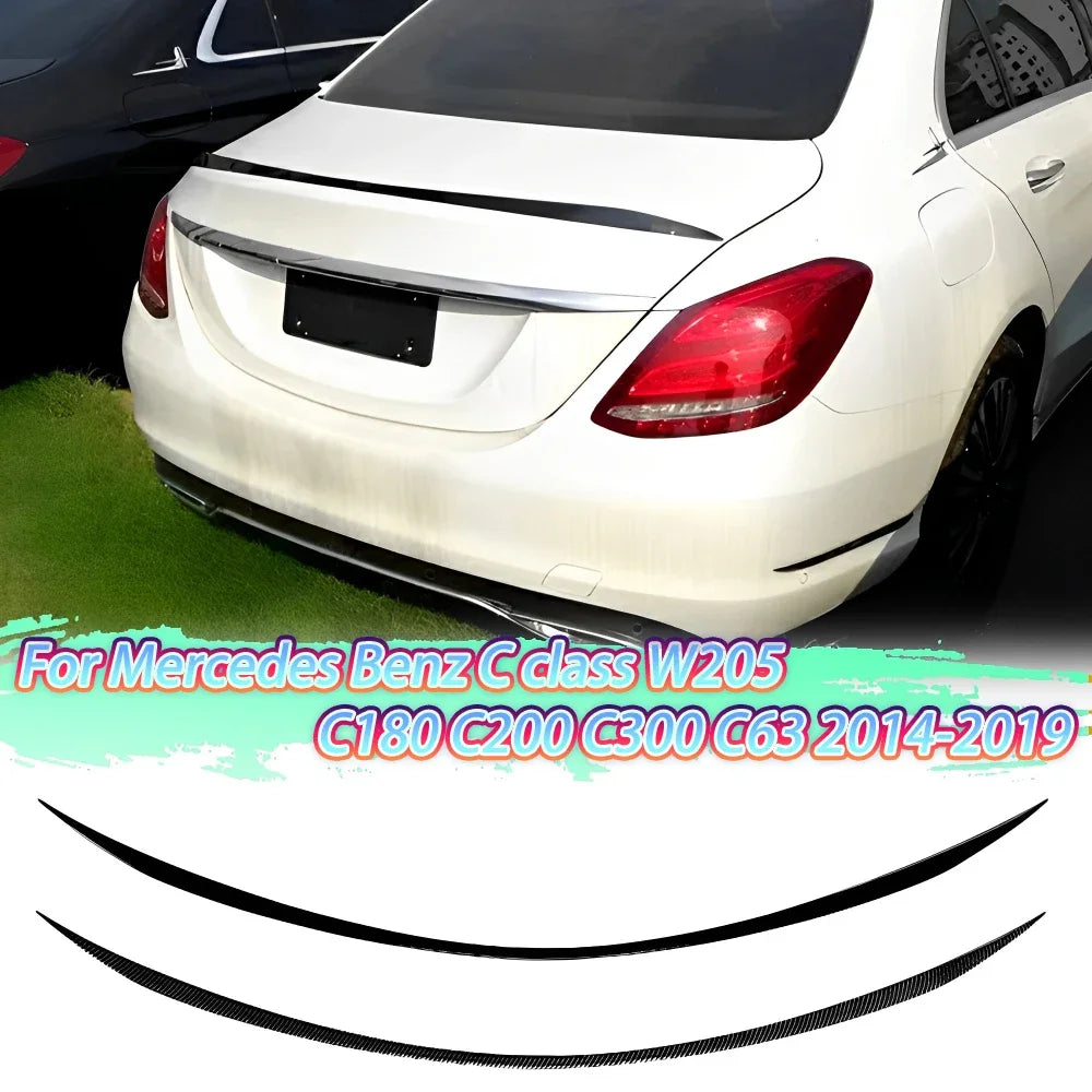 Becquet Coffre Mercedes Classe C W205 S205 AMG - vue de face - Becquet Voiture