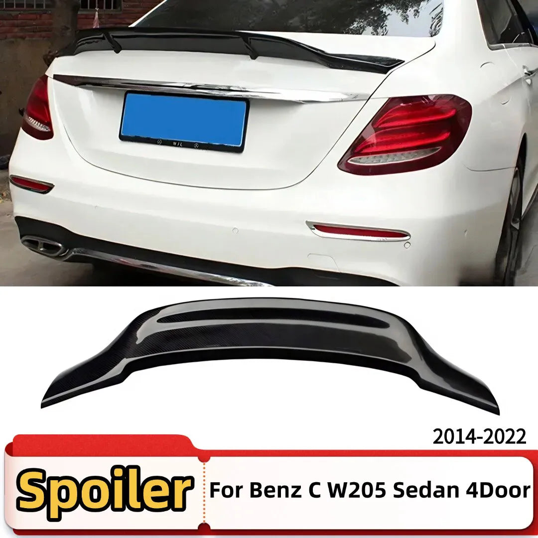 Becquet Coffre Mercedes Classe C W205 Sedan 2014-2022 - vue de face - Becquet Voiture