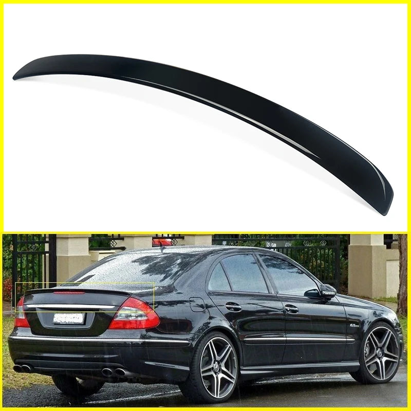 Becquet Coffre Mercedes Classe E W211 AMG 2003-2009 - vue de face - Becquet Voiture