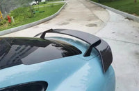 Carbon Fiber Trunk Spoiler for Porsche Taycan 2019–2023 - fitted on vehicle - Becquet Voiture