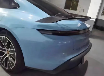 Becquet Coffre Porsche Taycan Carbone 2019-2023 - vue arrière 2 - Becquet Voiture